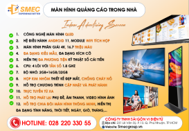 Màn hình quảng cáo trong nhà